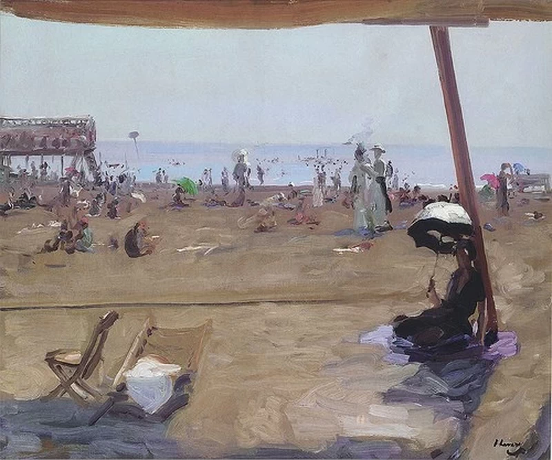 Fare il bagno al Lido di Venezia, 1912